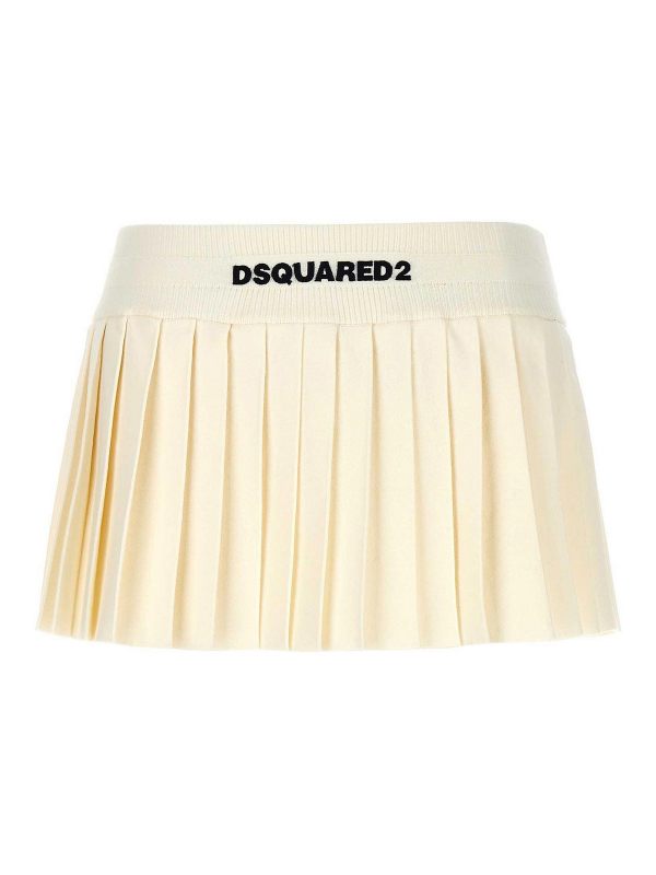Dsquared2 Mini Jupe - Blanc