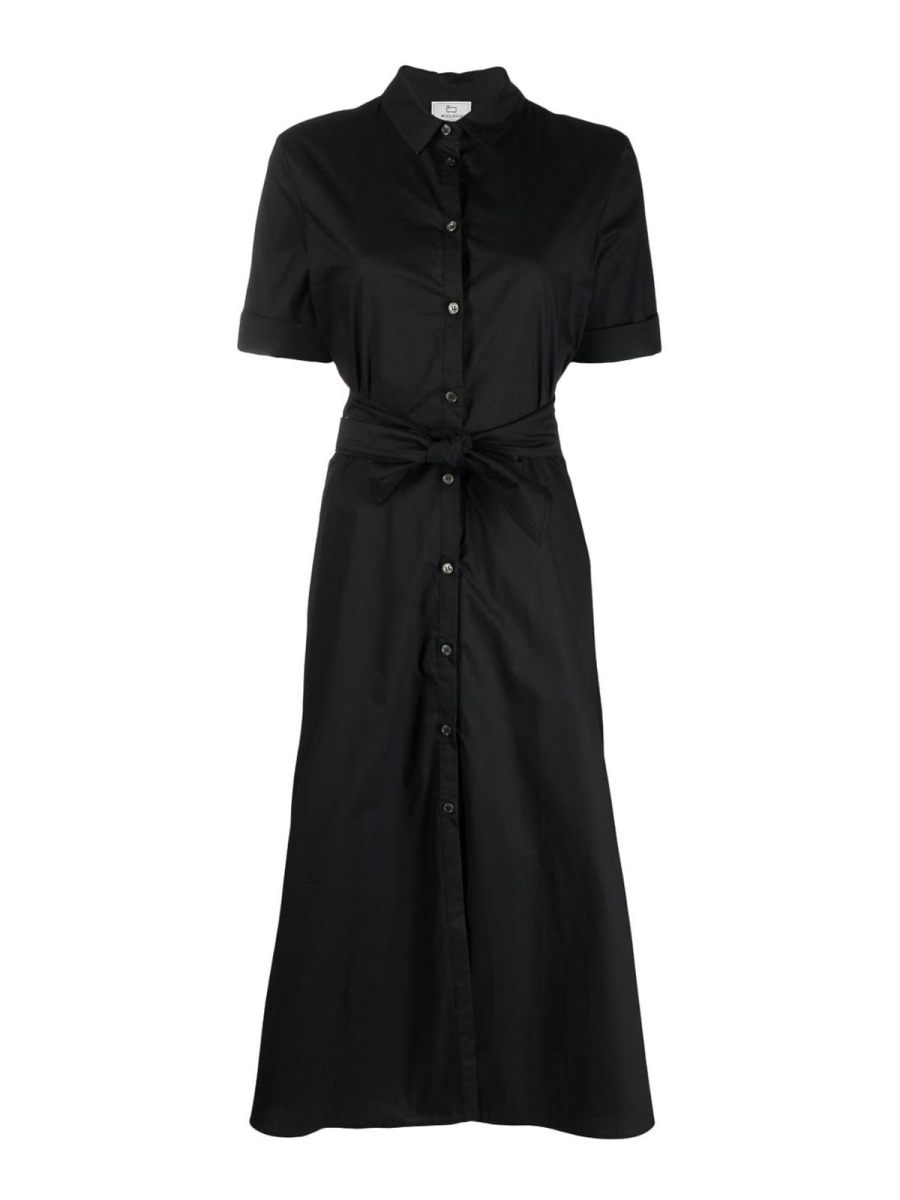 Woolrich Robe Au Genou - Noir