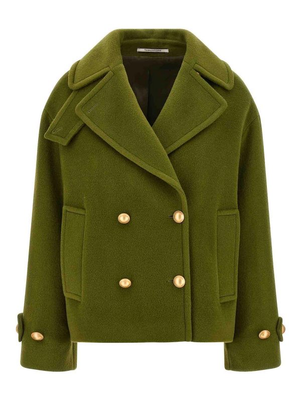 Tagliatore Manteau Court - Vert