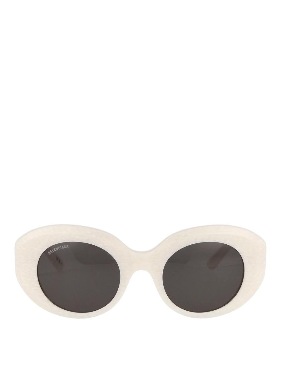 Balenciaga Lunettes De Soleil - Blanc