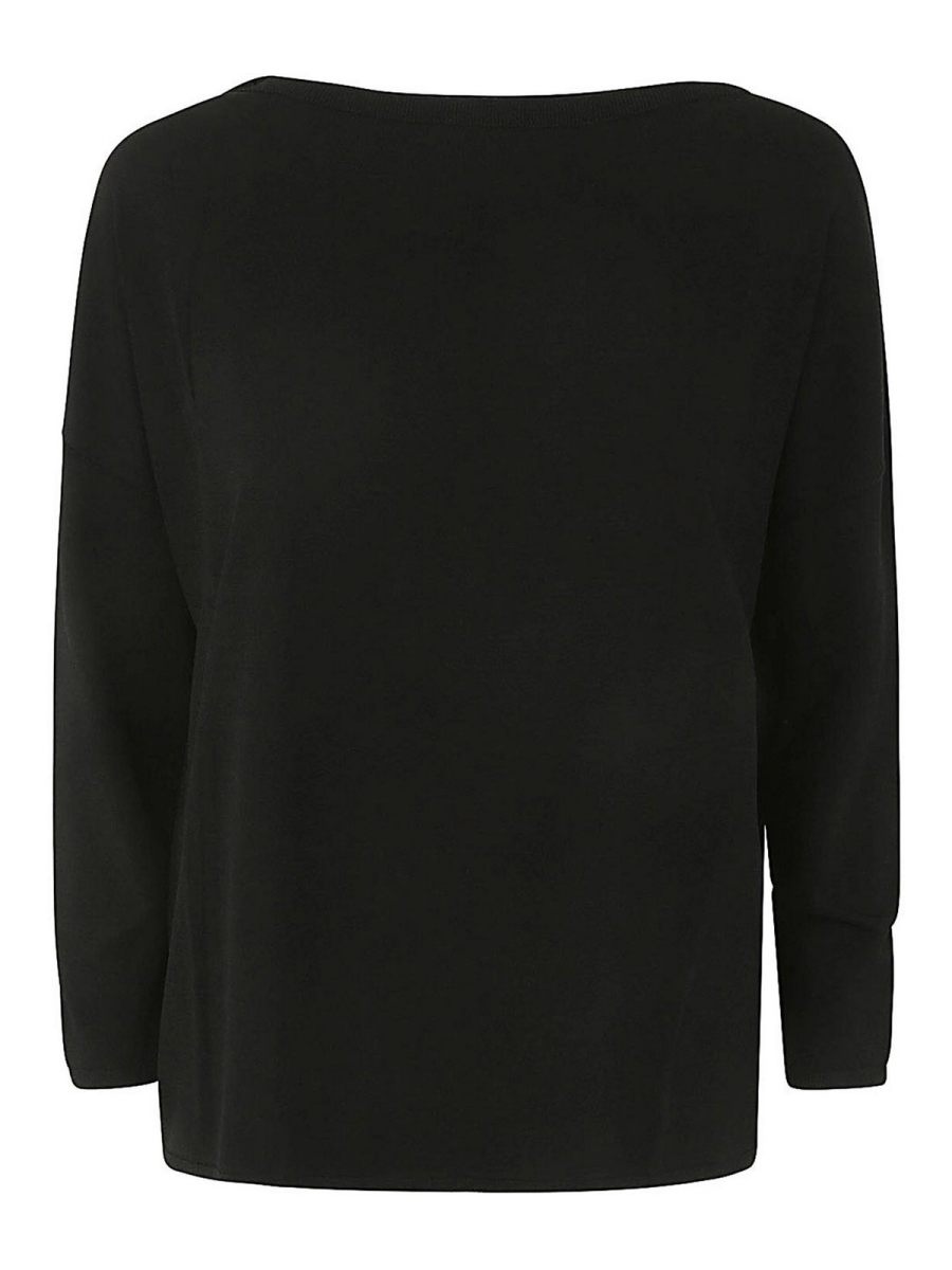 Liviana Conti Pull Col Rond - Noir