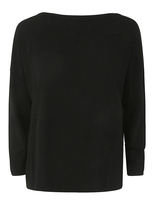 Liviana Conti Pull Col Rond - Noir