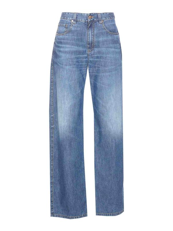 Brunello Cucinelli Jean Bootcut - Bleu