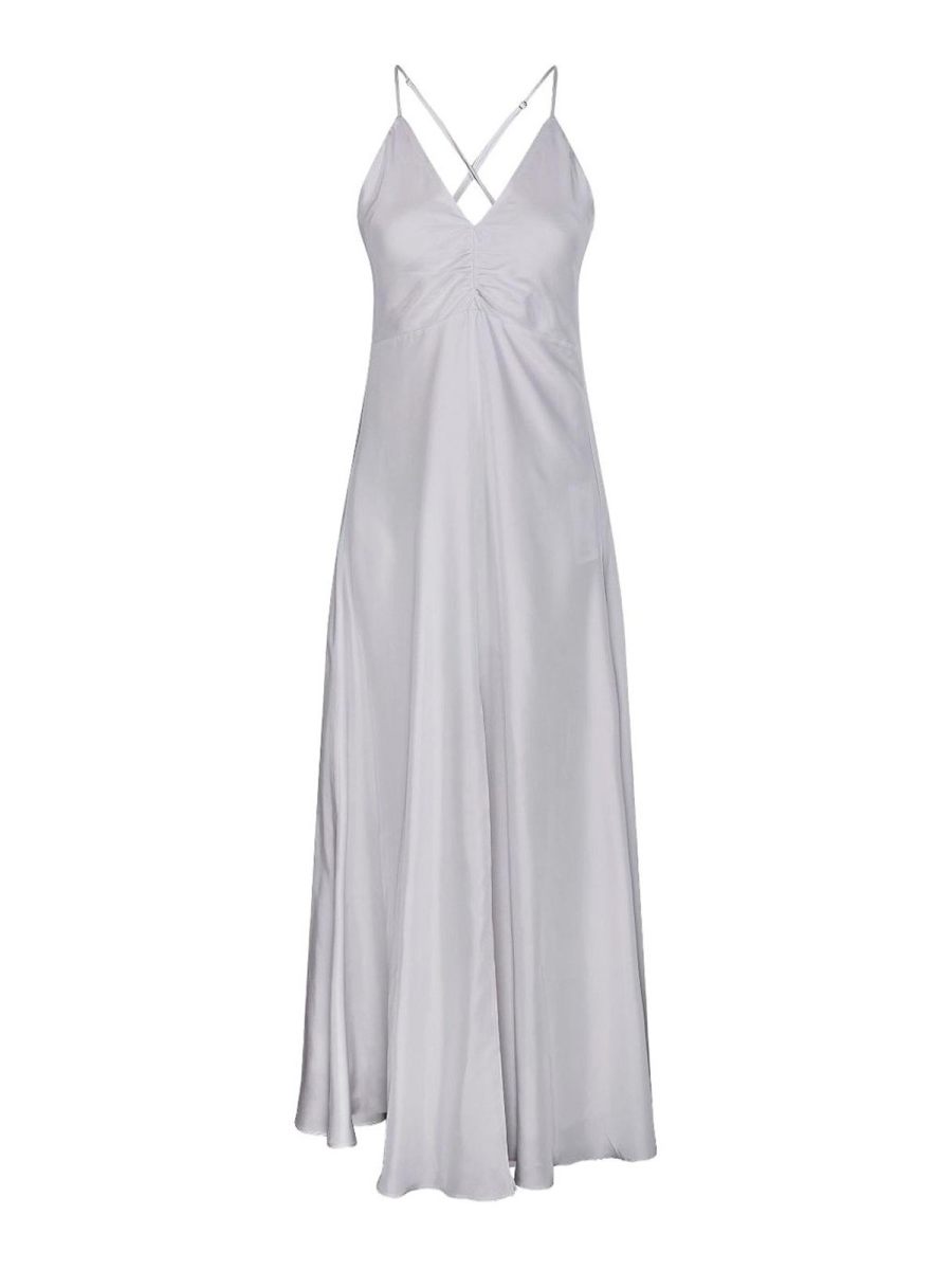 Forte Forte Maxi Robe - Gris Clair
