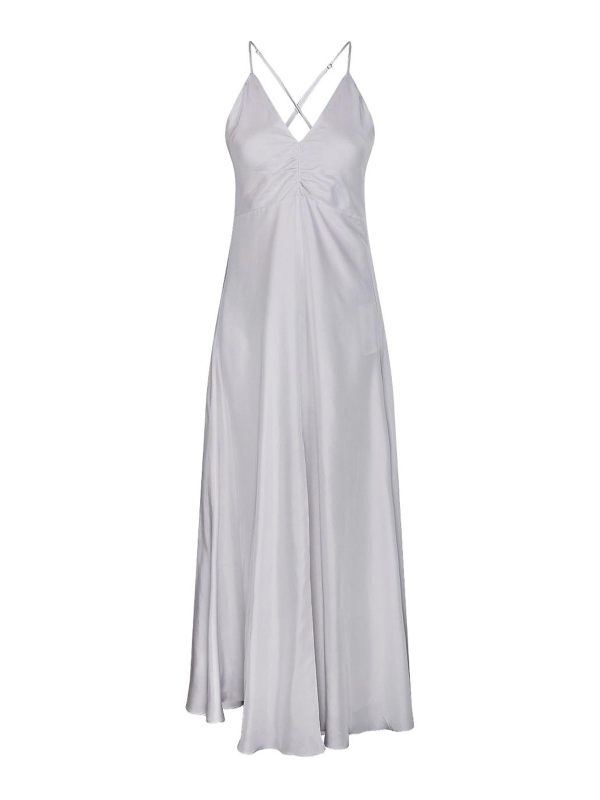 Forte Forte Maxi Robe - Gris Clair