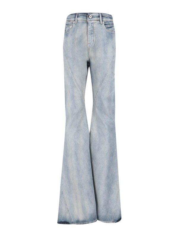 Rick Owens Jean Bootcut - Bleu