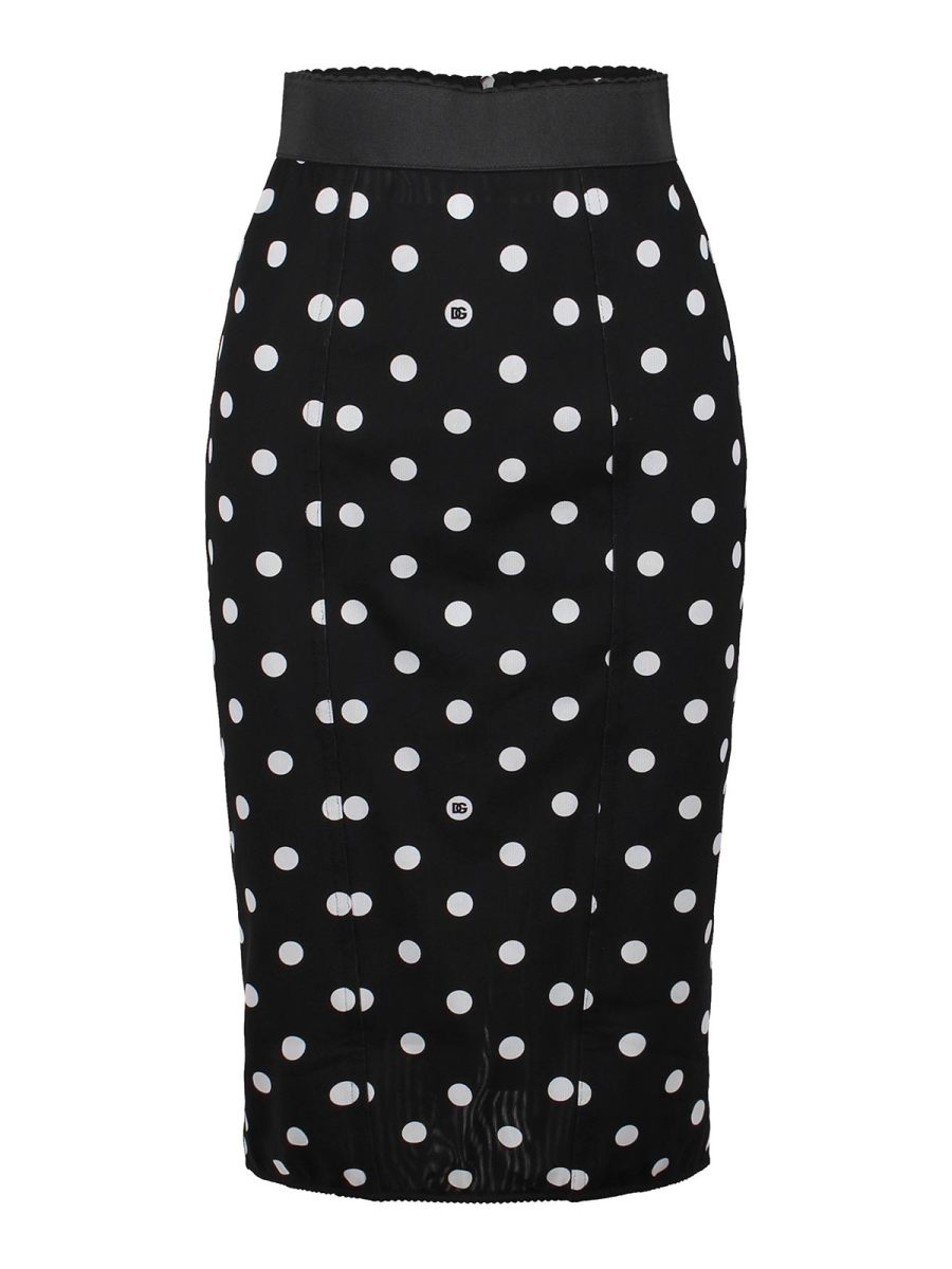 Dolce & Gabbana Jupe Midi - Noir