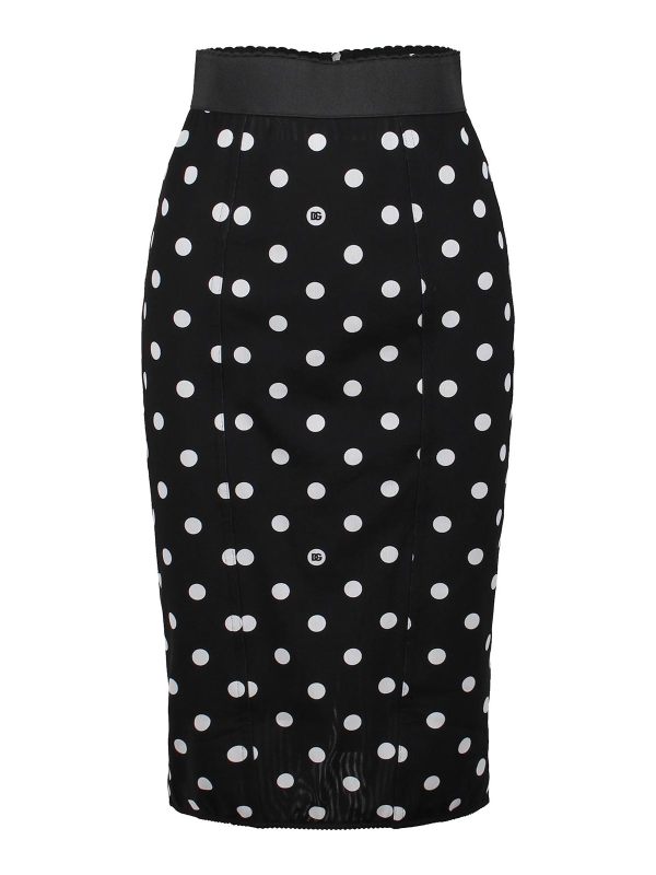 Dolce & Gabbana Jupe Midi - Noir