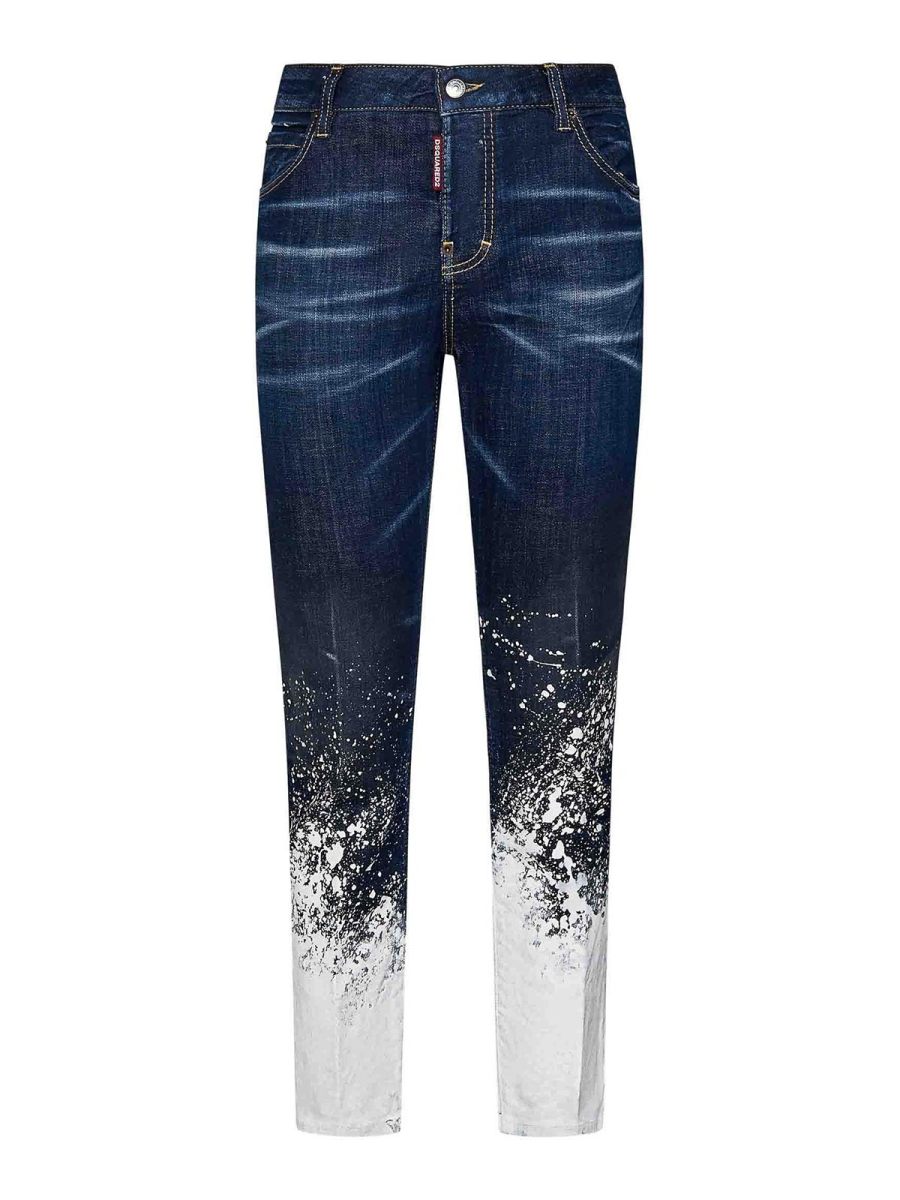 Dsquared2 Jean Bootcut - Bleu