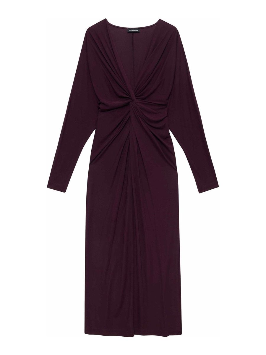 Anine Bing Robe Au Genou - Rouge