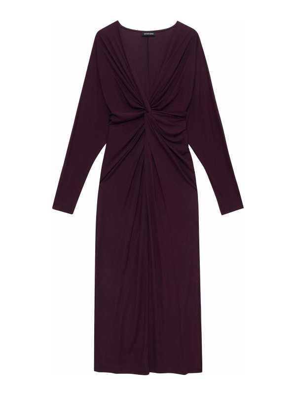 Anine Bing Robe Au Genou - Rouge