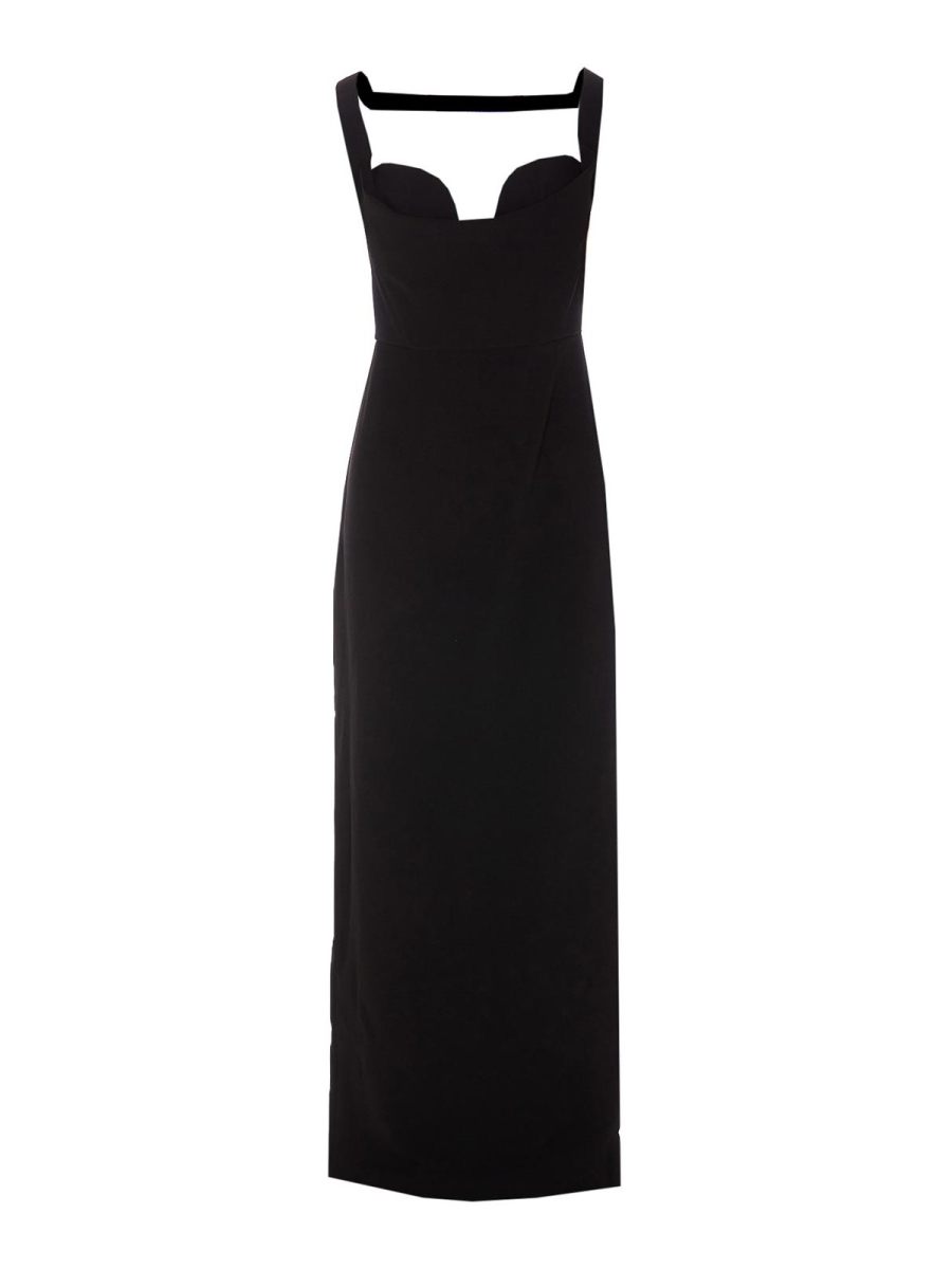 Solace London Robe De Soirée - Noir