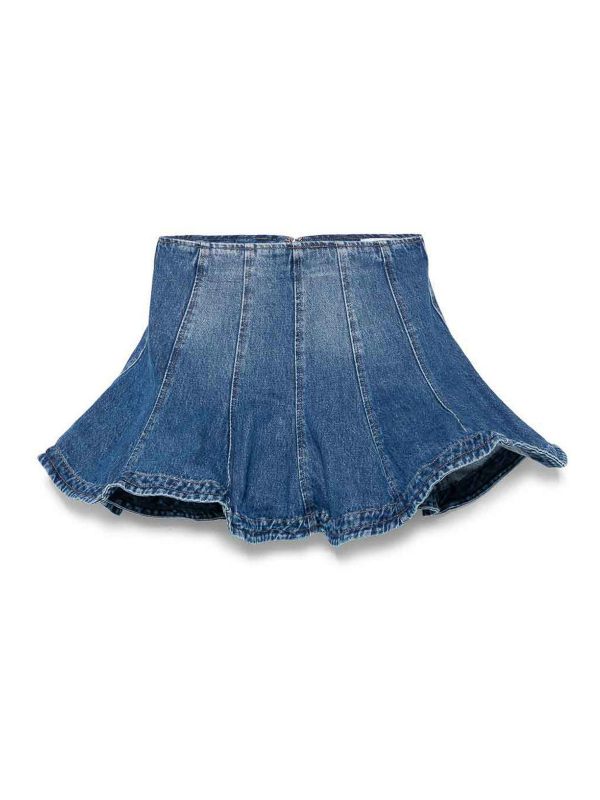 M. S.G. M. Mini Jupe - Bleu