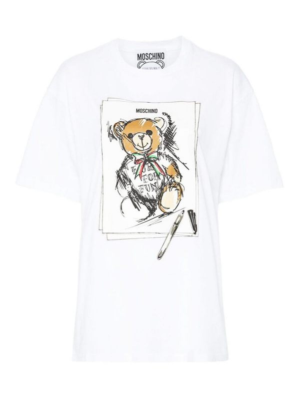 Moschino T-Shirt - Blanc