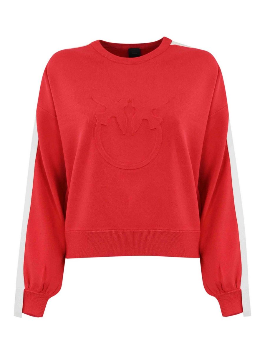 Pinko Pull Col Rond - Rouge
