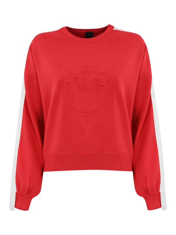 Pinko Pull Col Rond - Rouge