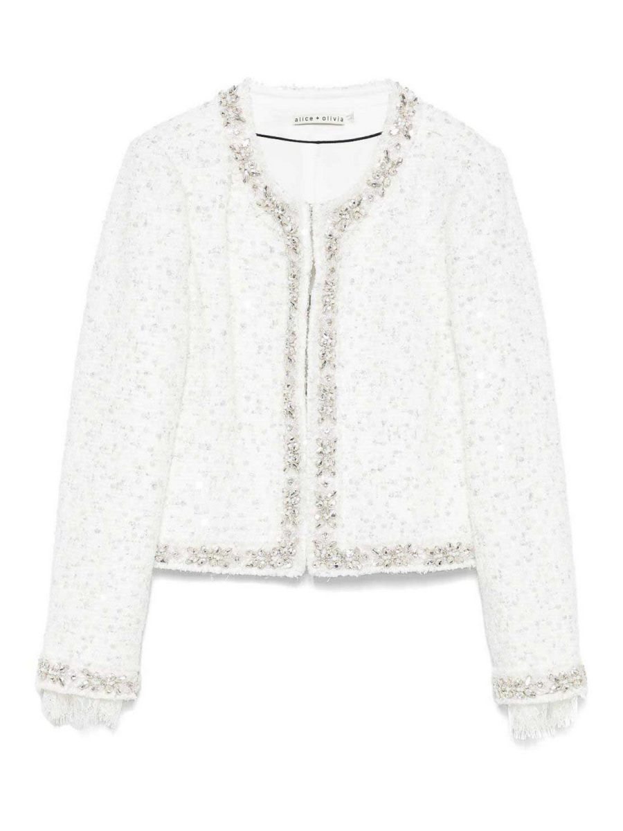 Alice+Olivia Veste Casual - Blanc