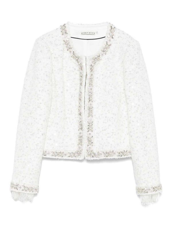Alice+Olivia Veste Casual - Blanc