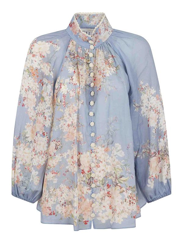 Zimmermann Blouse - Bleu Clair