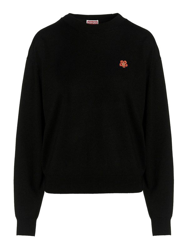 Kenzo Pull Col Rond - Noir