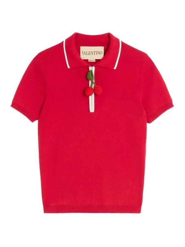 Valentino Pull Col Rond - Rose
