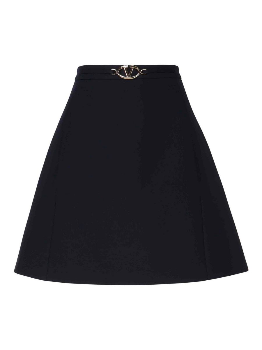 Valentino Garavani Jupe Midi - Bleu