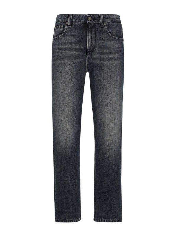 Dolce & Gabbana Jean Droit - Noir