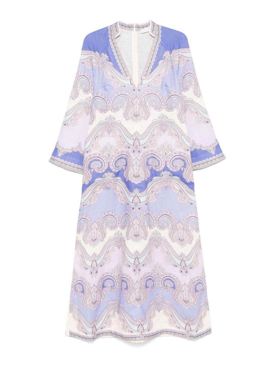 Zimmermann Robe Au Genou - Multicolore
