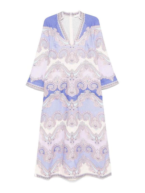 Zimmermann Robe Au Genou - Multicolore