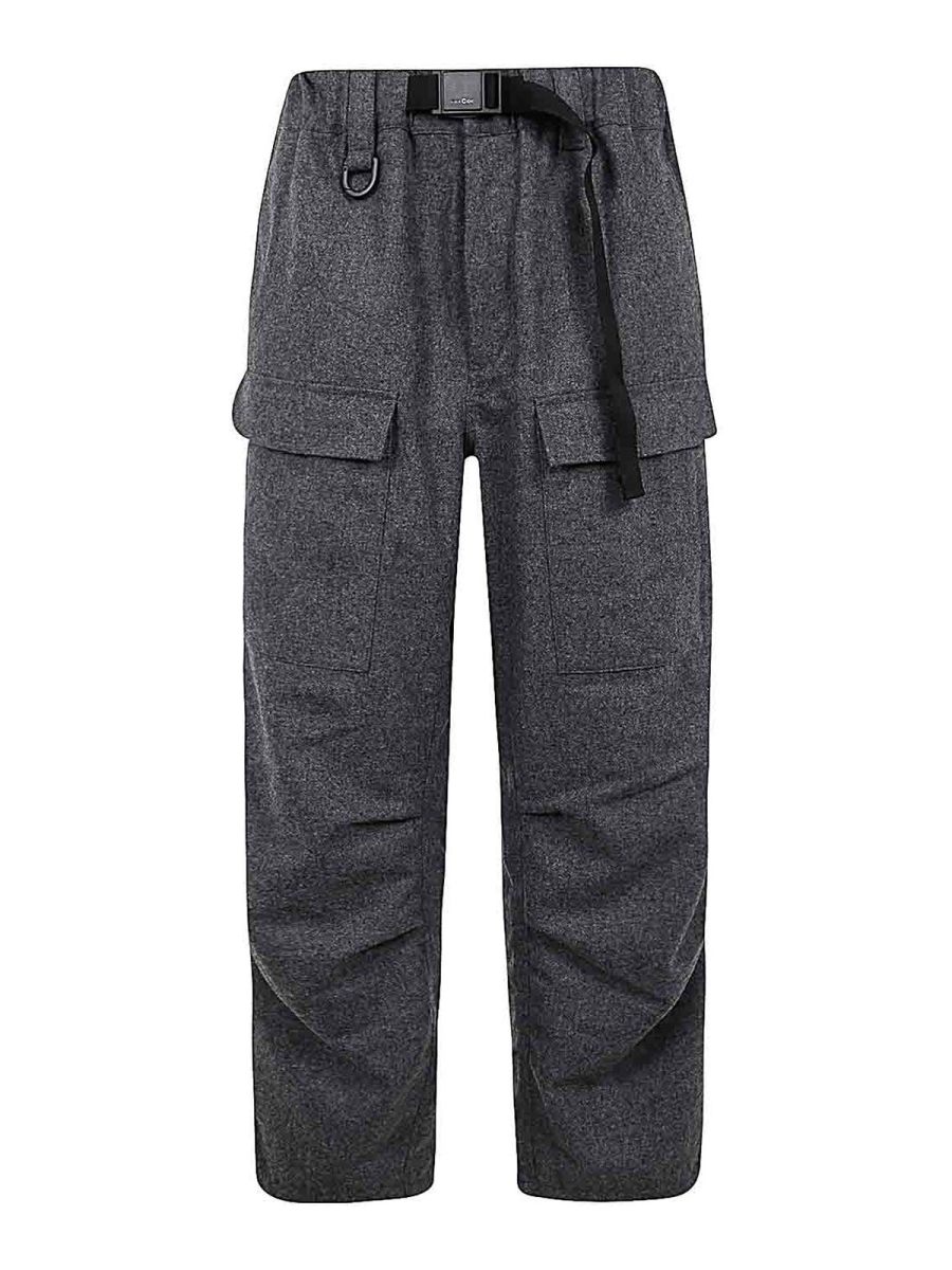 Y-3 Pantalons Décontractés - Gris