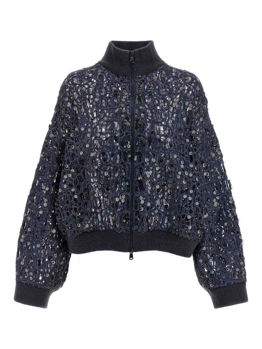 Brunello Cucinelli Cardigan - Bleu