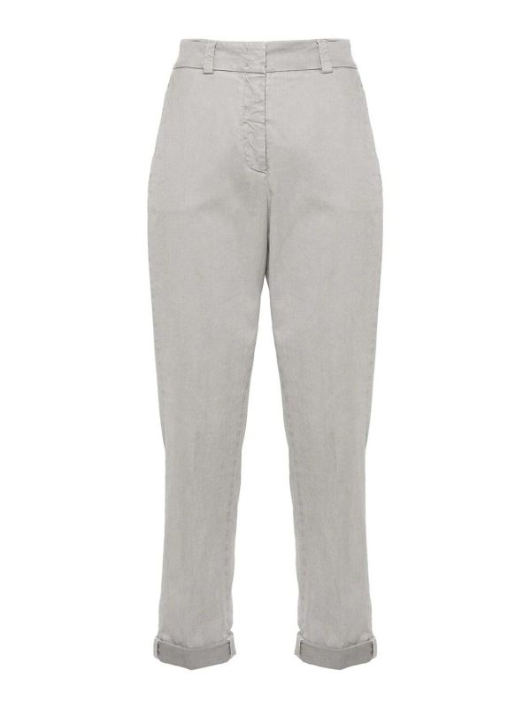 Peserico Pantalons Décontractés - Gris