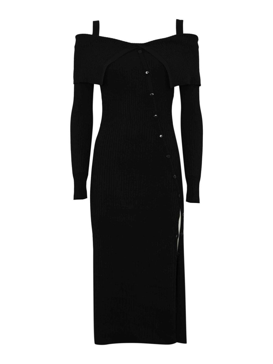 Twinset Robe Au Genou - Noir