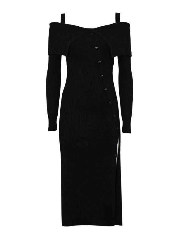 Twinset Robe Au Genou - Noir