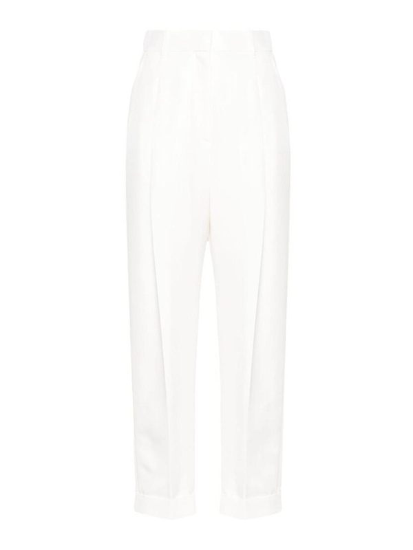 Alexander Mcqueen Pantalons Décontractés - Blanc
