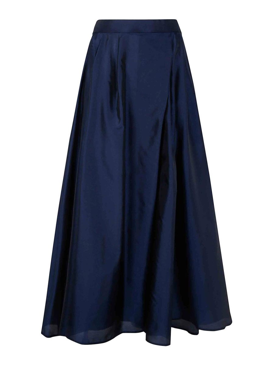 Emporio Armani Jupe Midi - Bleu