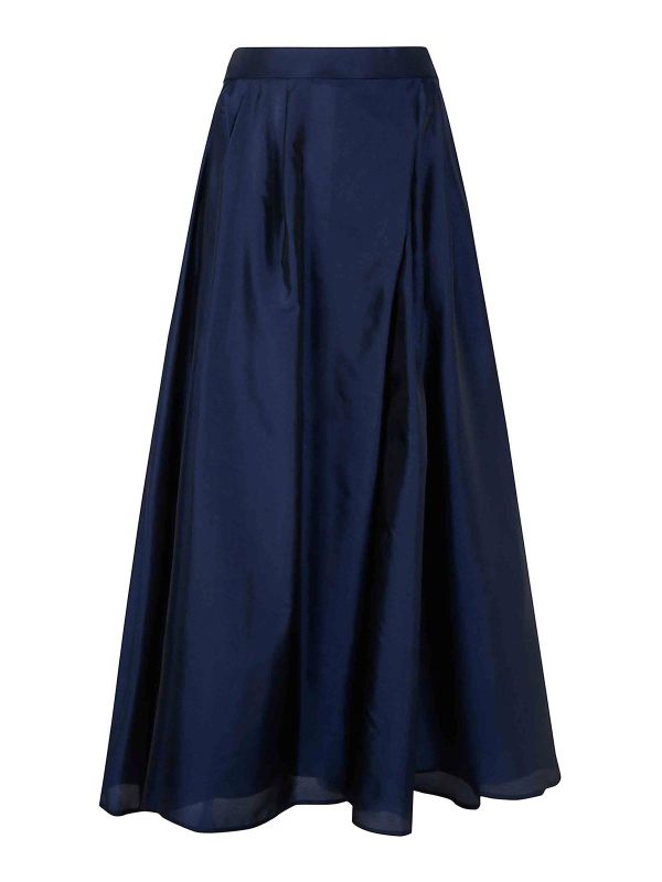 Emporio Armani Jupe Midi - Bleu