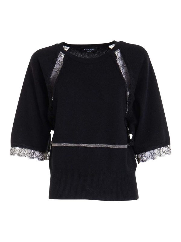 Fabiana Filippi Pull Col Rond - Noir