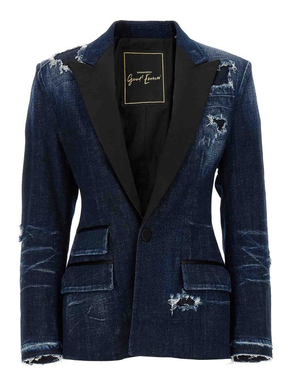 Dsquared2 Blazer - Bleu
