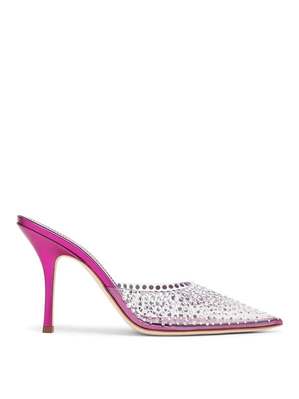 Paris Texas Mules - Rose
