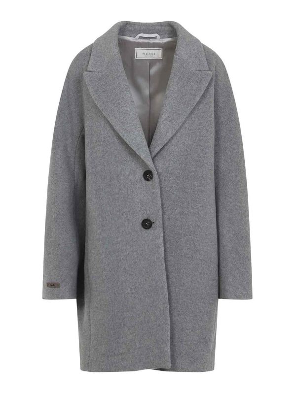 Peserico Manteau Court - Gris