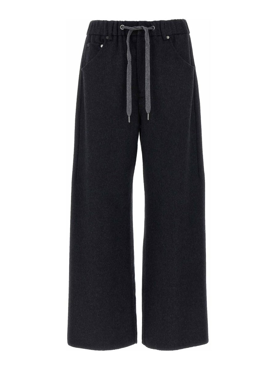 Brunello Cucinelli Pantalons Décontractés - Gris