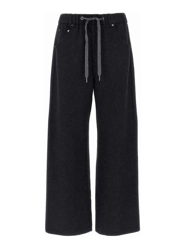 Brunello Cucinelli Pantalons Décontractés - Gris