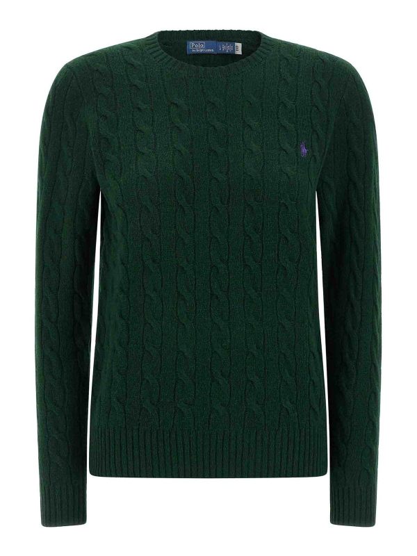 Polo Ralph Lauren Pull Col Rond - Vert