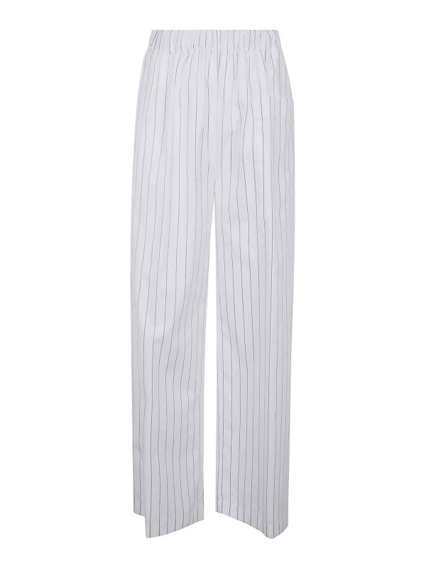 Erika Cavallini Pantalons Décontractés - Blanc