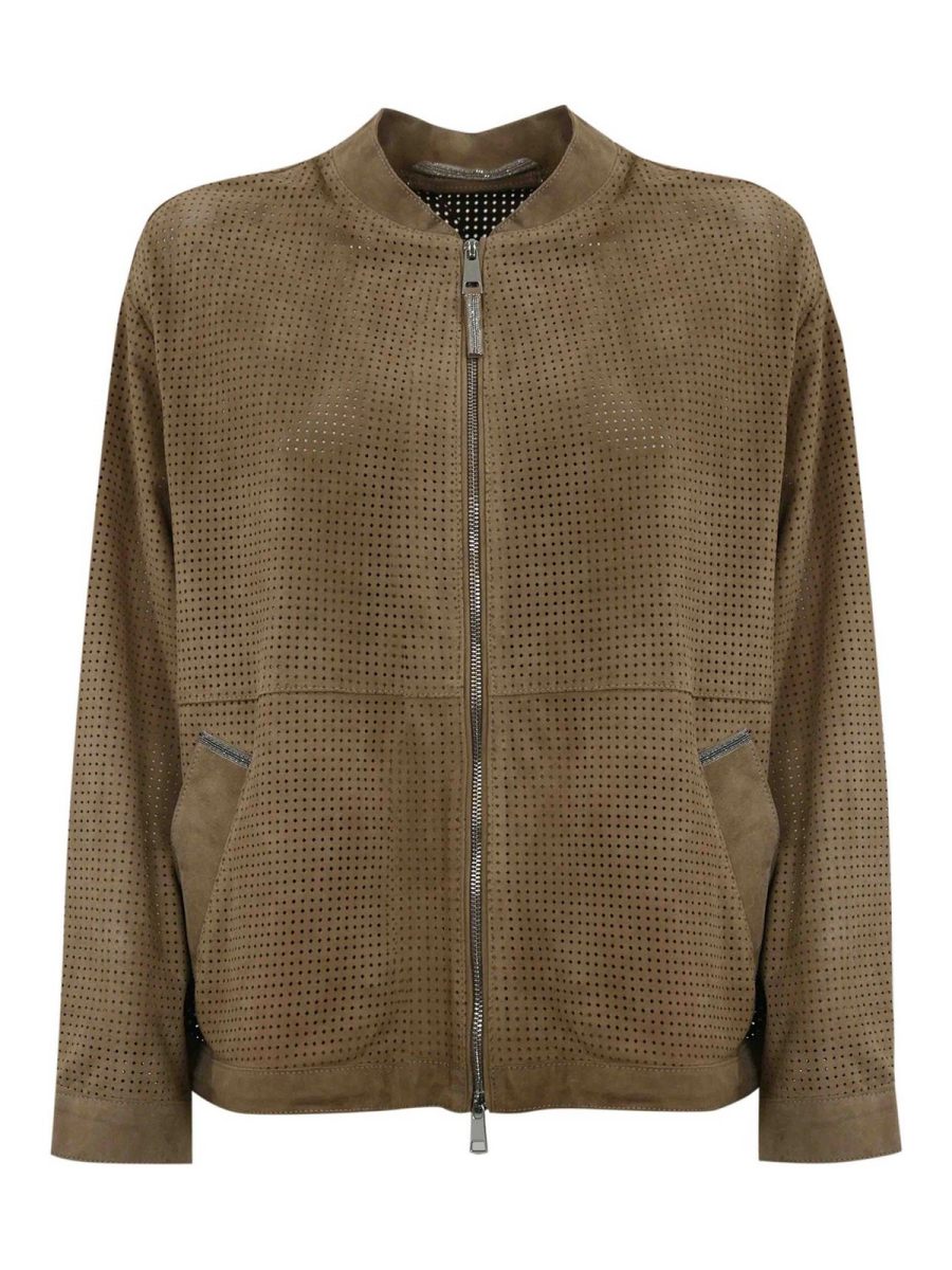 Leather Authority Blouson En Cuir - Crème