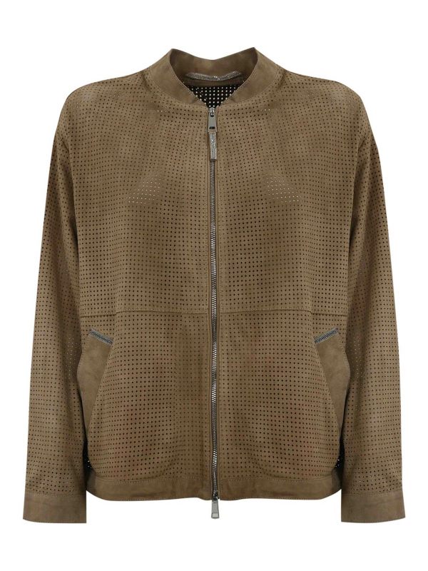 Leather Authority Blouson En Cuir - Crème