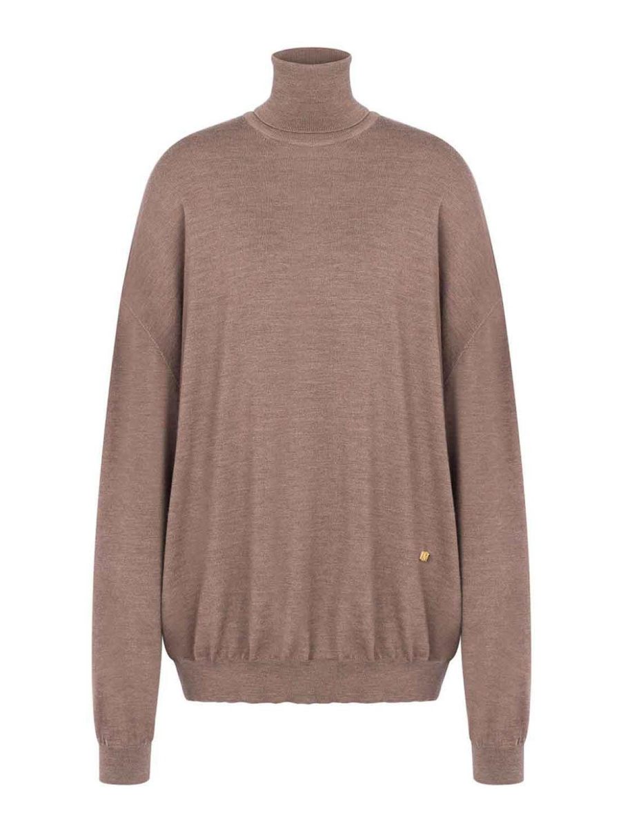 Moschino Pull Col Rond - Beige