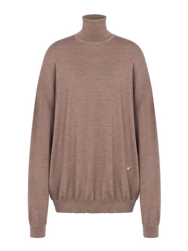 Moschino Pull Col Rond - Beige