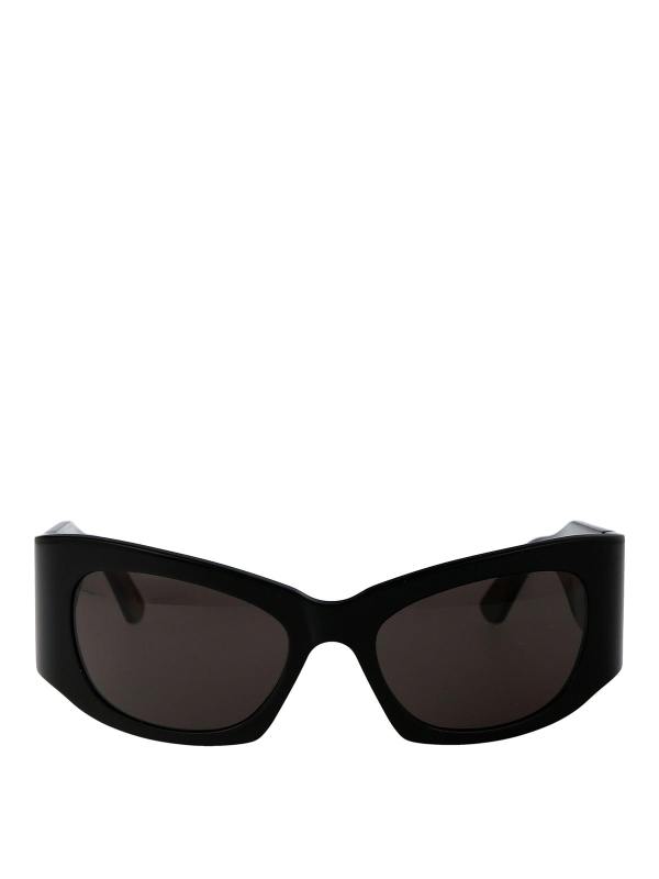 Balenciaga Lunettes De Soleil - Noir